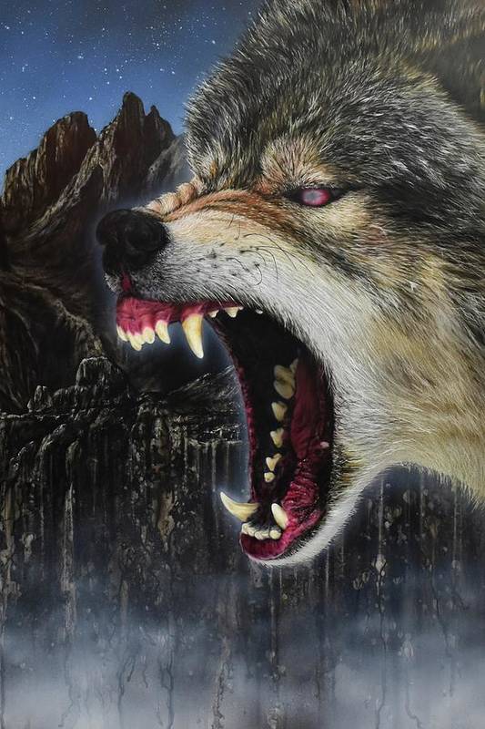 The Wolf of Mayhem - Art Print
